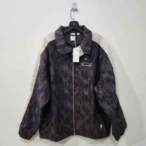 Puma T7 Track Oversized Jacket-Dark Coal The Great Family Men's Size Medium